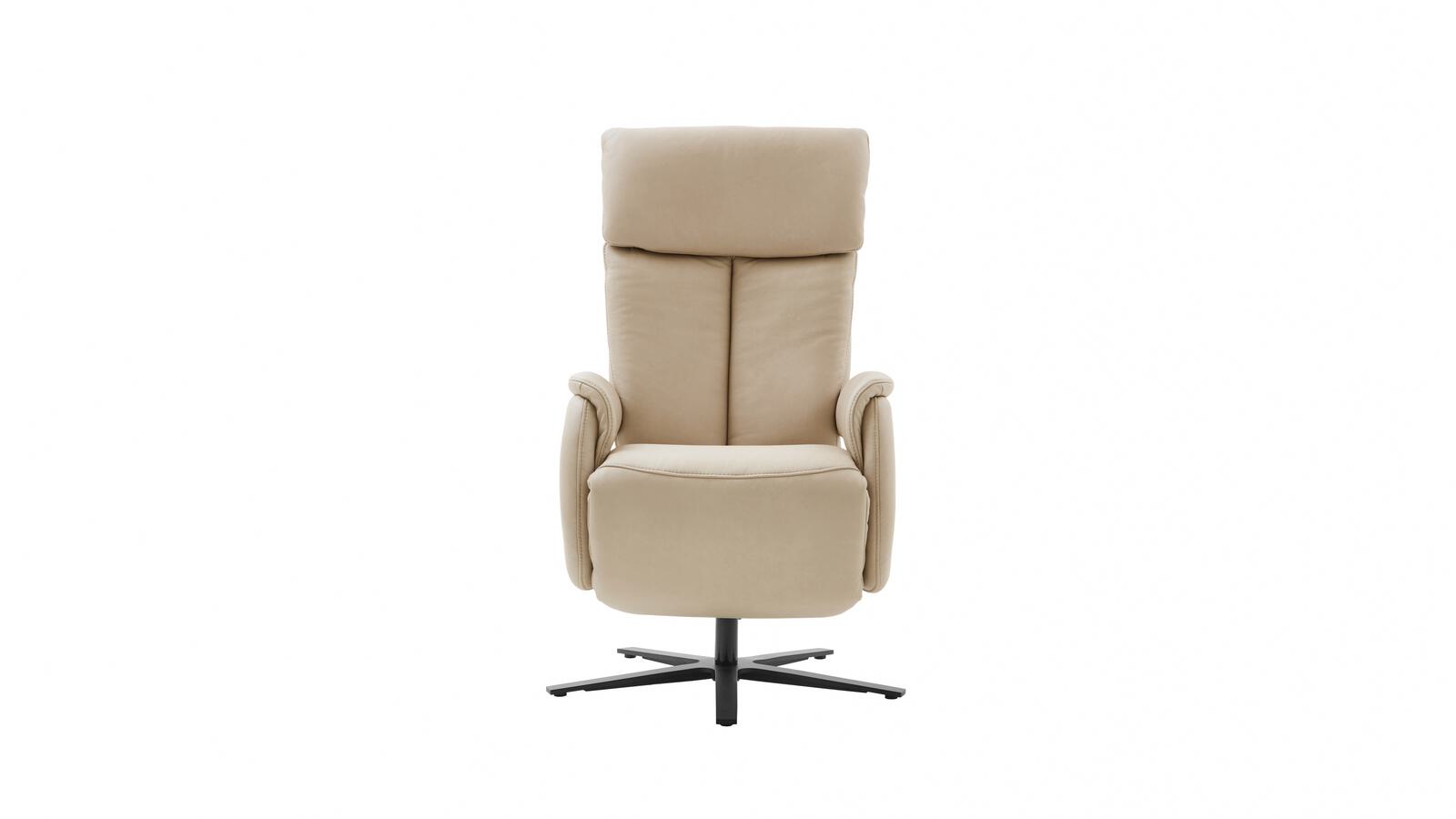 Polsteria Relaxsessel MIRA LAZYLINE in Leder Evita ecru