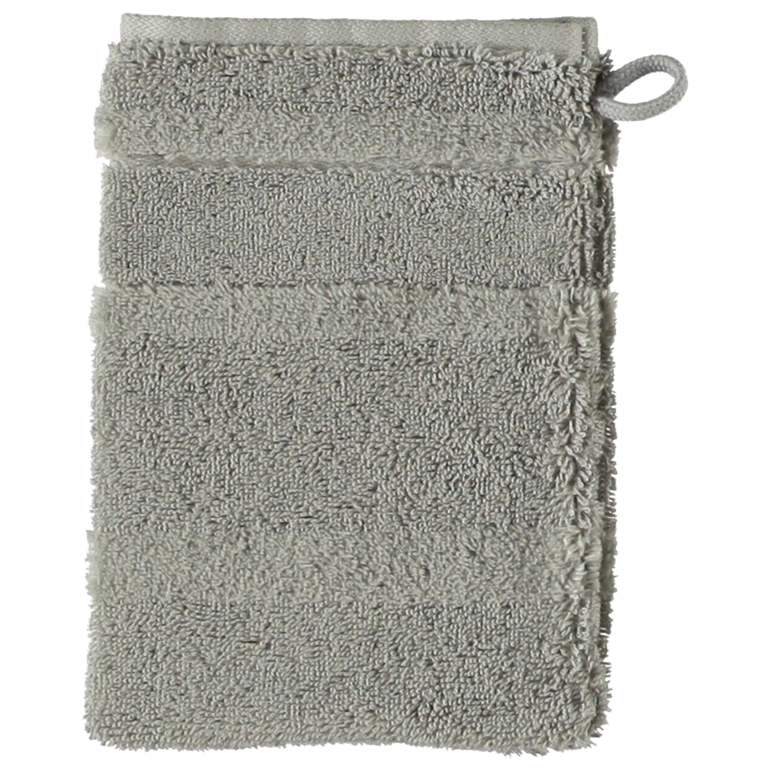 Cawö Waschhandschuh NOBLESSE² 16x22cm in Farbe graphit