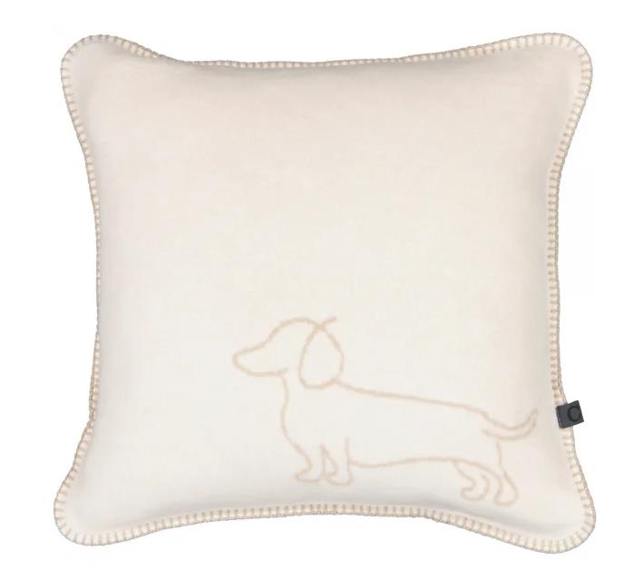 Cawö Kissen WE LOVE DOGS KISSENHÜLLE 50x50cm in Farbe natur/beige, Kissen, Dekoration für Zuhause