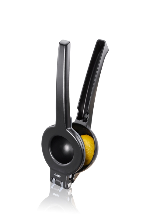GEFU Zitruspresse LEMON DUO in schwarz/grau