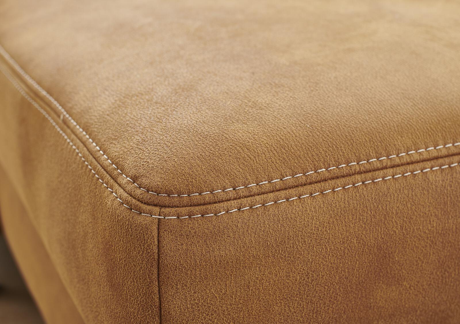 Modulmaster Wohnlandschaft ca. 173x290x203cm in Stoff Deluxe zimt