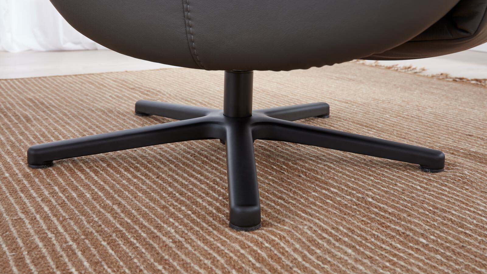 Modulmaster Relaxsessel MM-PN1062 in Leder Torro anthrazit