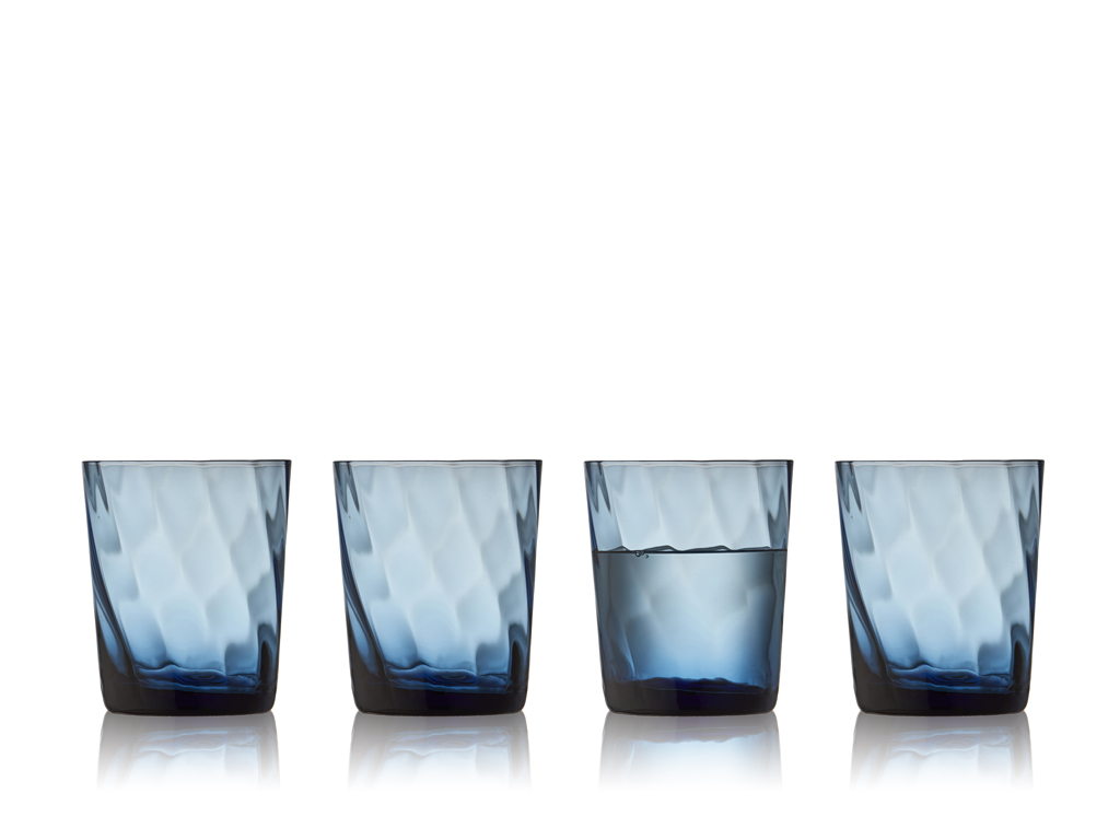 F&H Wasserglas  VIENNA 0,03 Liter in Farbe Blau