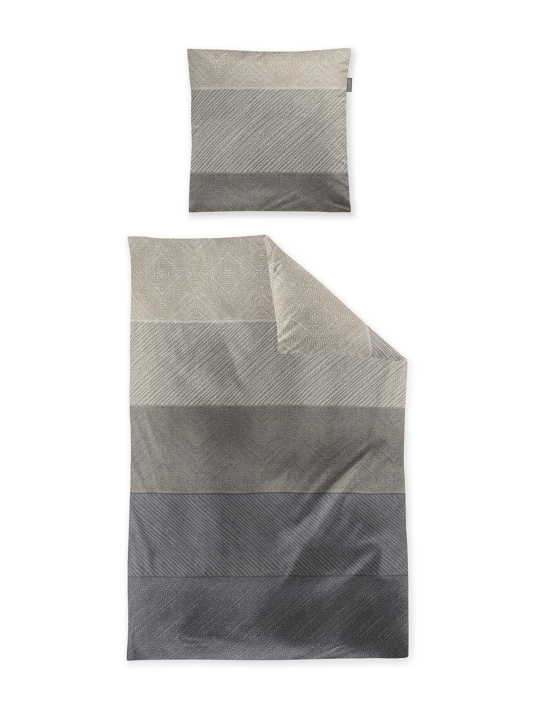 Irisette Edel-Feinbiber Bettwäsche KOALA ca. 155x220cm in Farbe natur