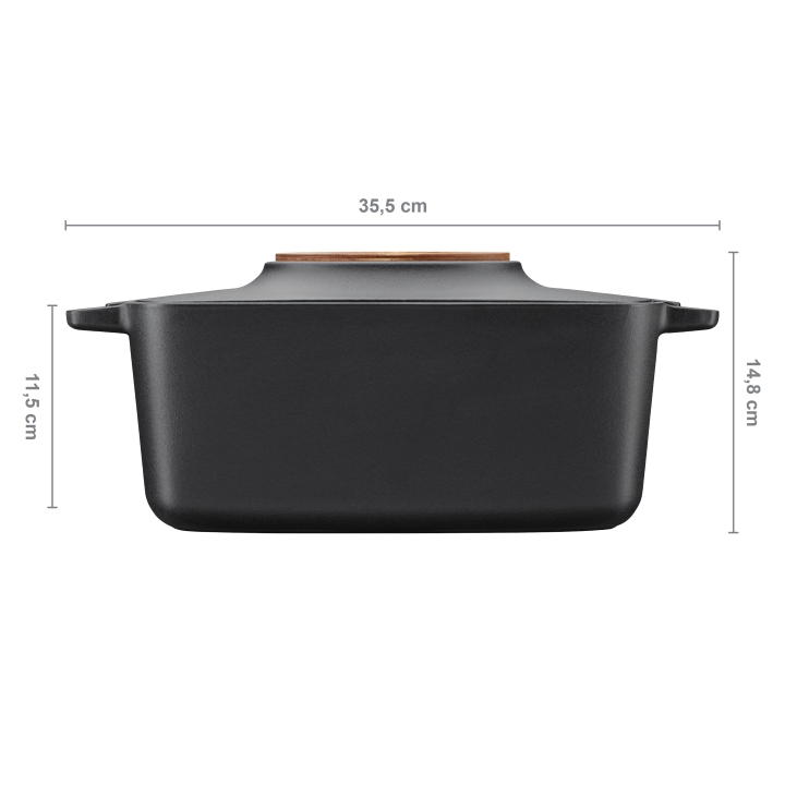 Fiskars Topf oval NORDEN 5Ltr. aus Gusseisen