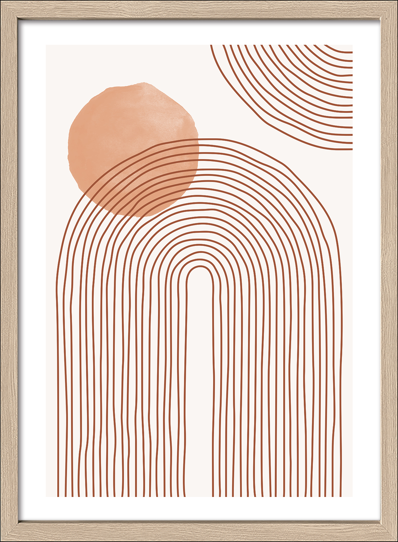ProArt Framed-Art Scandic Living 55x75cm Shapes Of The Earth VI