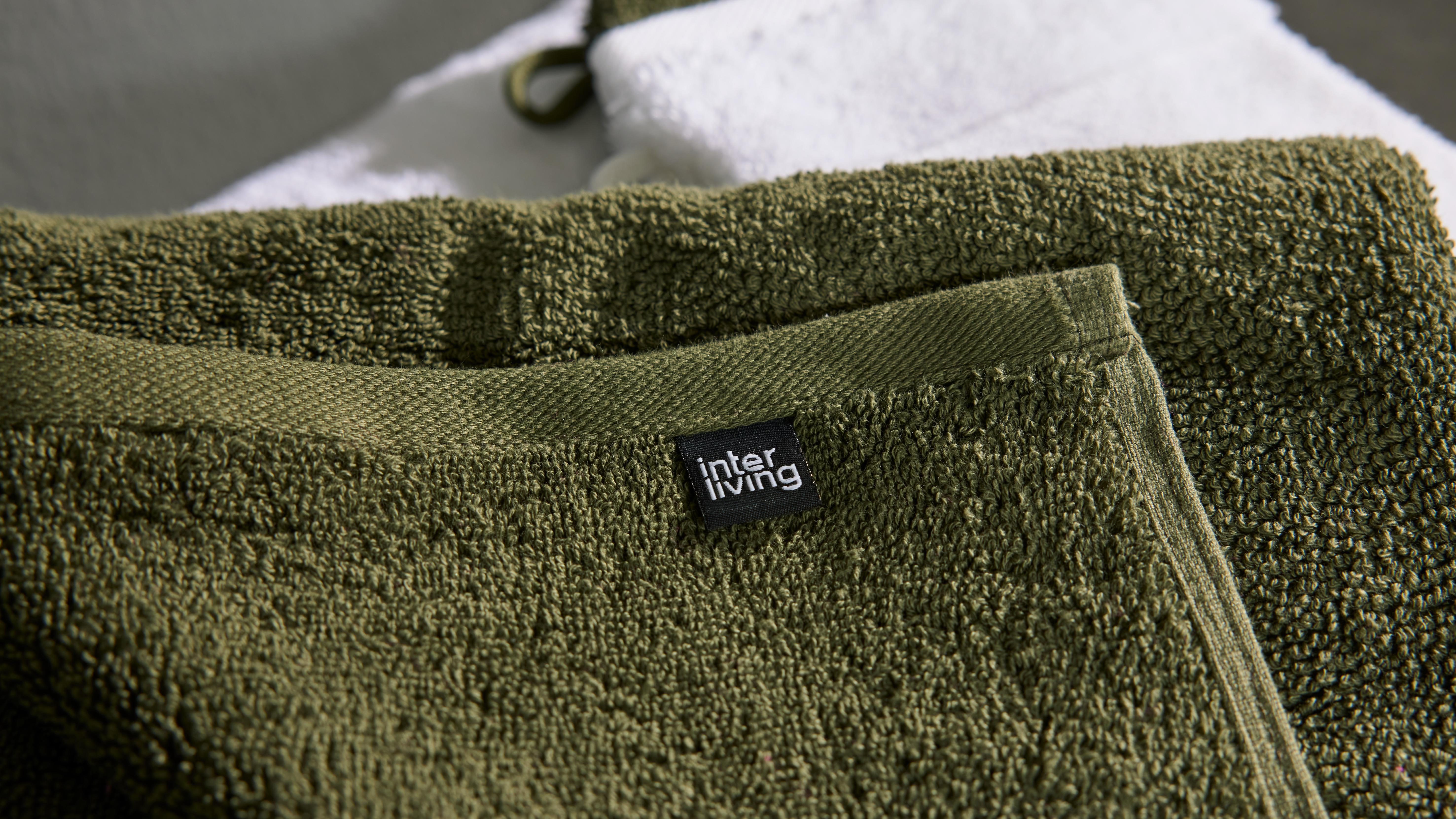 Interliving Badvorleger IL-9108 ca. 80x60cm in Farbe Olive