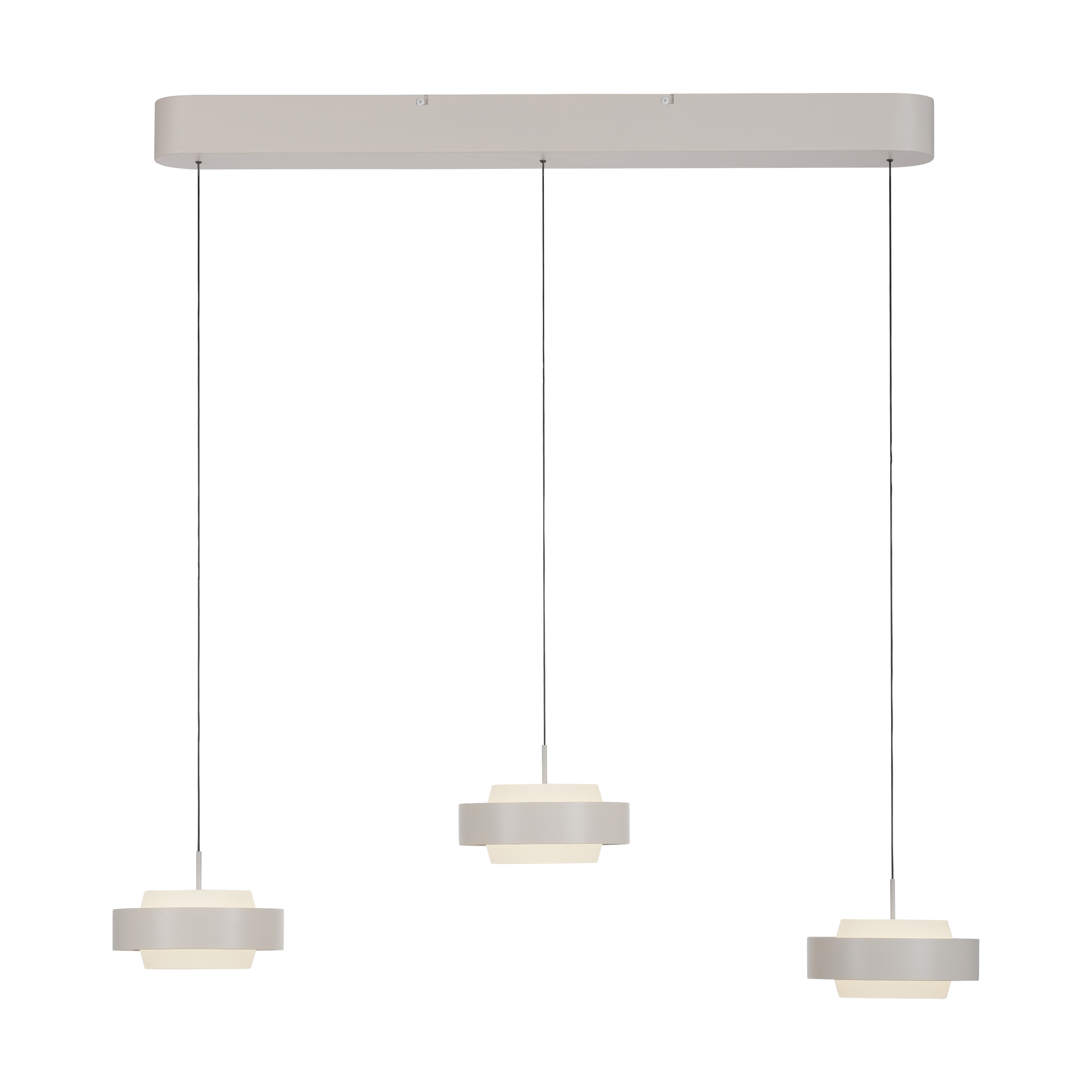 LED-Pendelleuchte ELMO in Sandbrise, Leuchter, Lampe