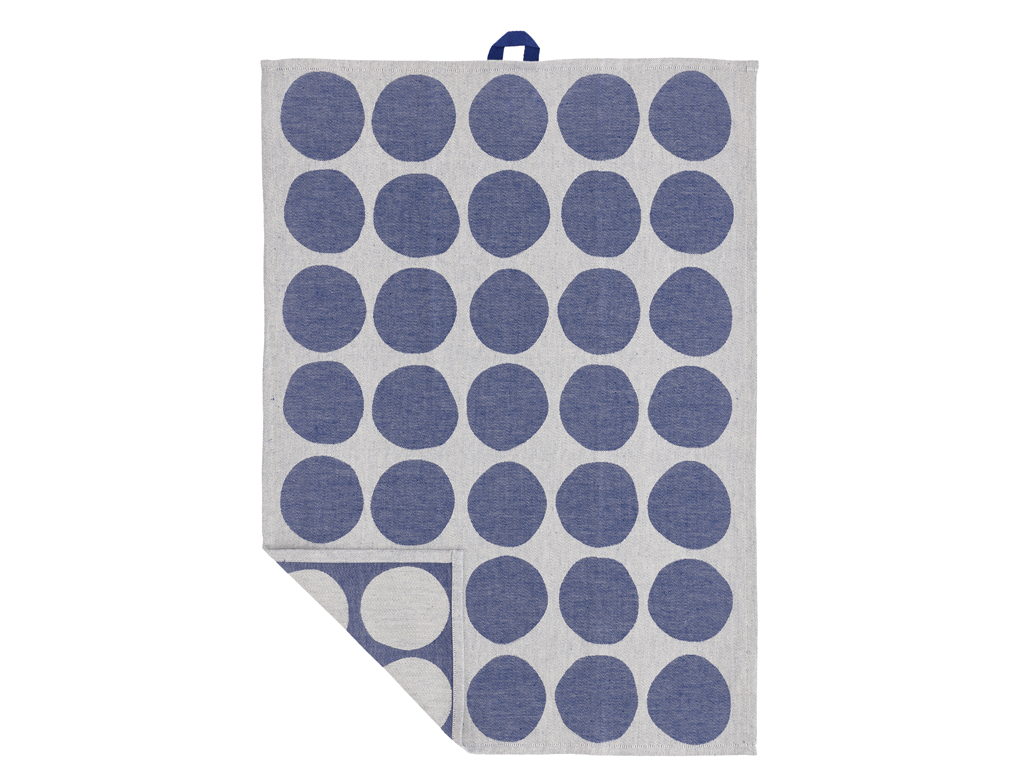 F&H Geschirrtuch  BUBBLES in Farbe Blau