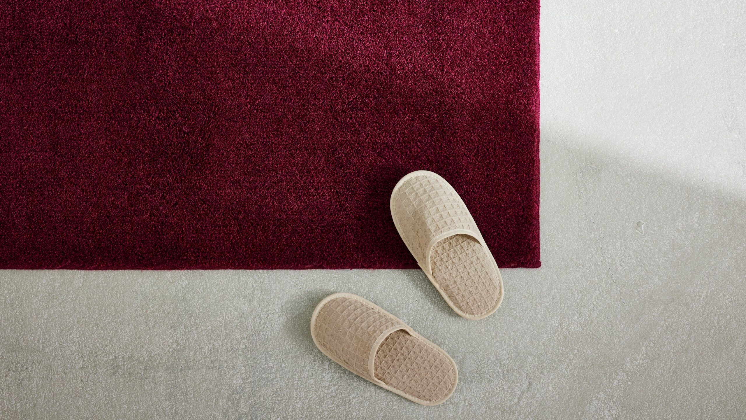 Interliving Badteppich IL-9112 ca. 60x90cm in Farbe beere