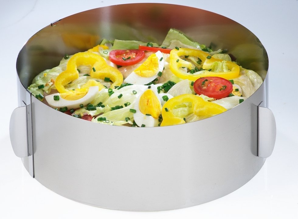 GEFU Tortenring Tondo silber