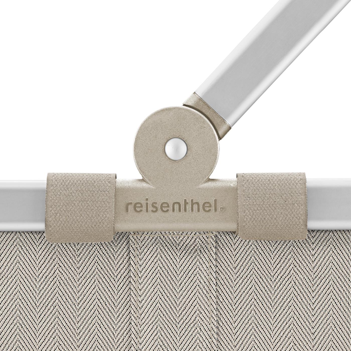 Reisenthel CARRYBAG in Farbe herringbone sand, Dekoration für Zuhause, Mobiliar, Kissen, Leinen, Bett