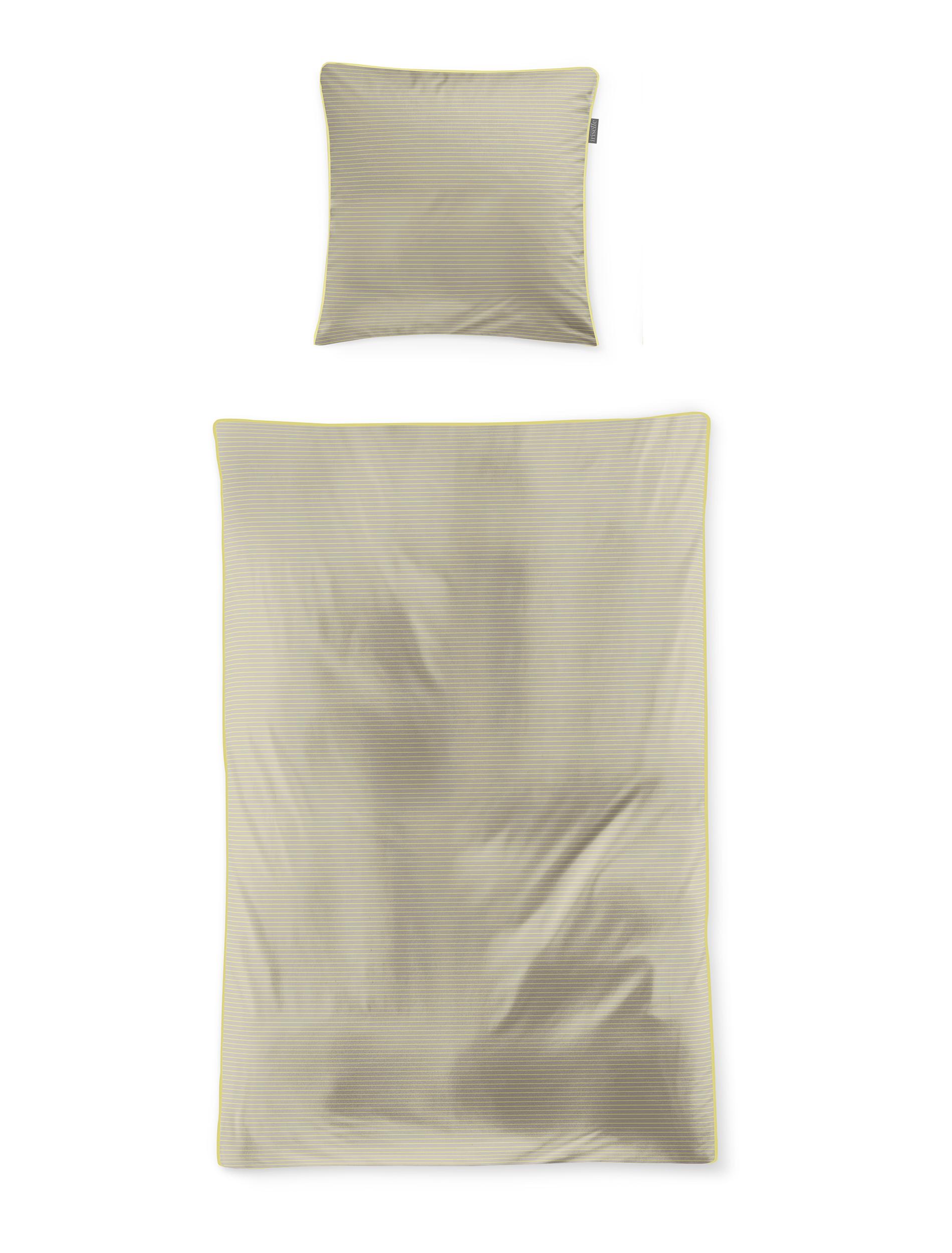 Irisette Mako-Satin Bettwäsche TOKIO ca. 135x200cm in Farbe gelb
