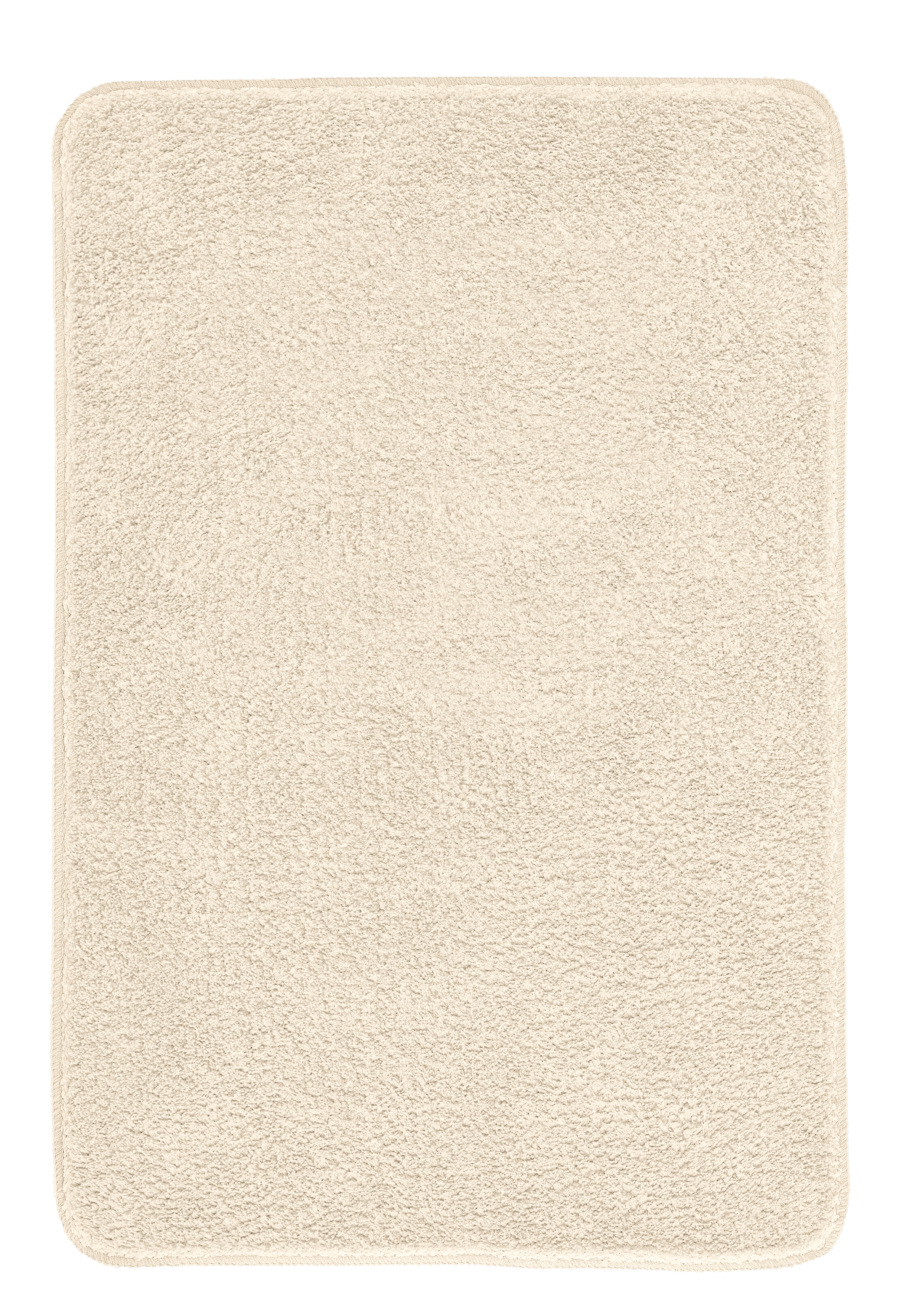 Kleine Wolke Badteppich MARCO ca. 60x90cm in Farbe Sandbeige