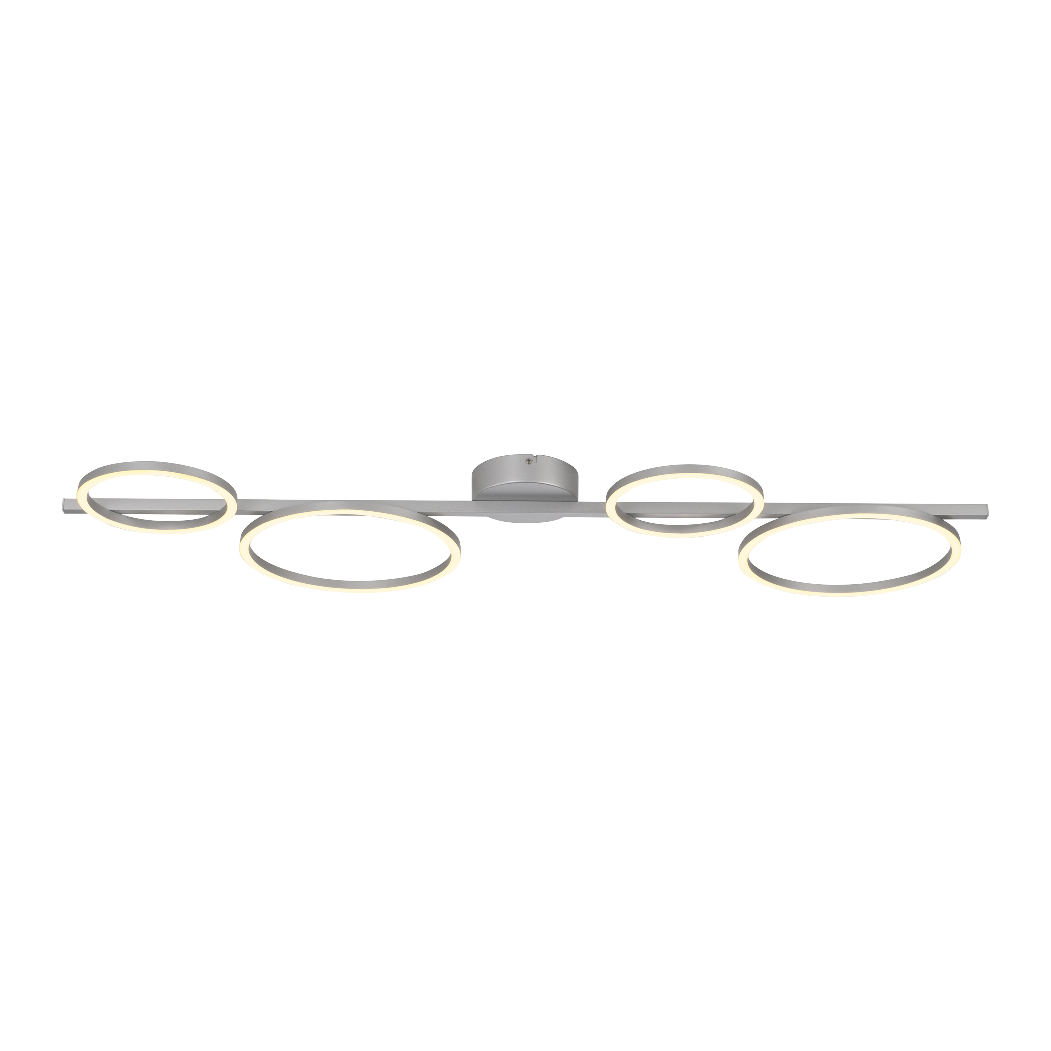 LED-Deckenleuchte MINI RITUS 1-flammig in Farbe silber