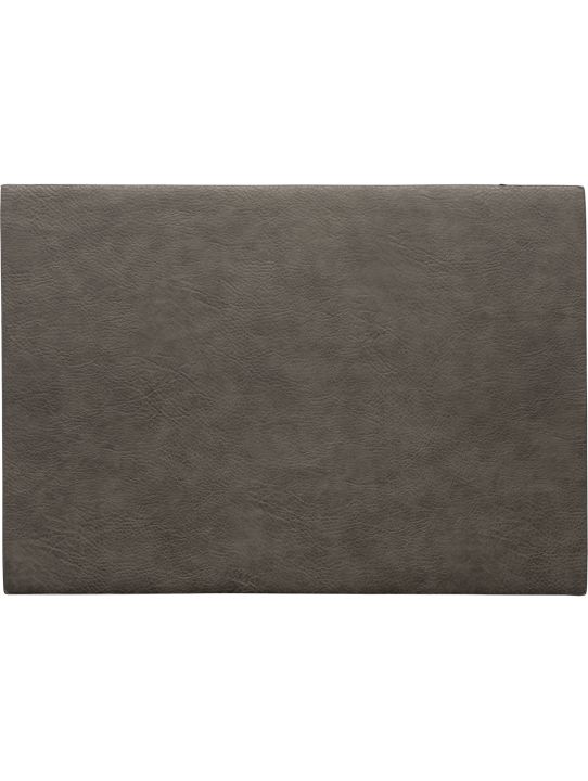 ASA Selection Tischset Vegan Leather in Farbe grau matt