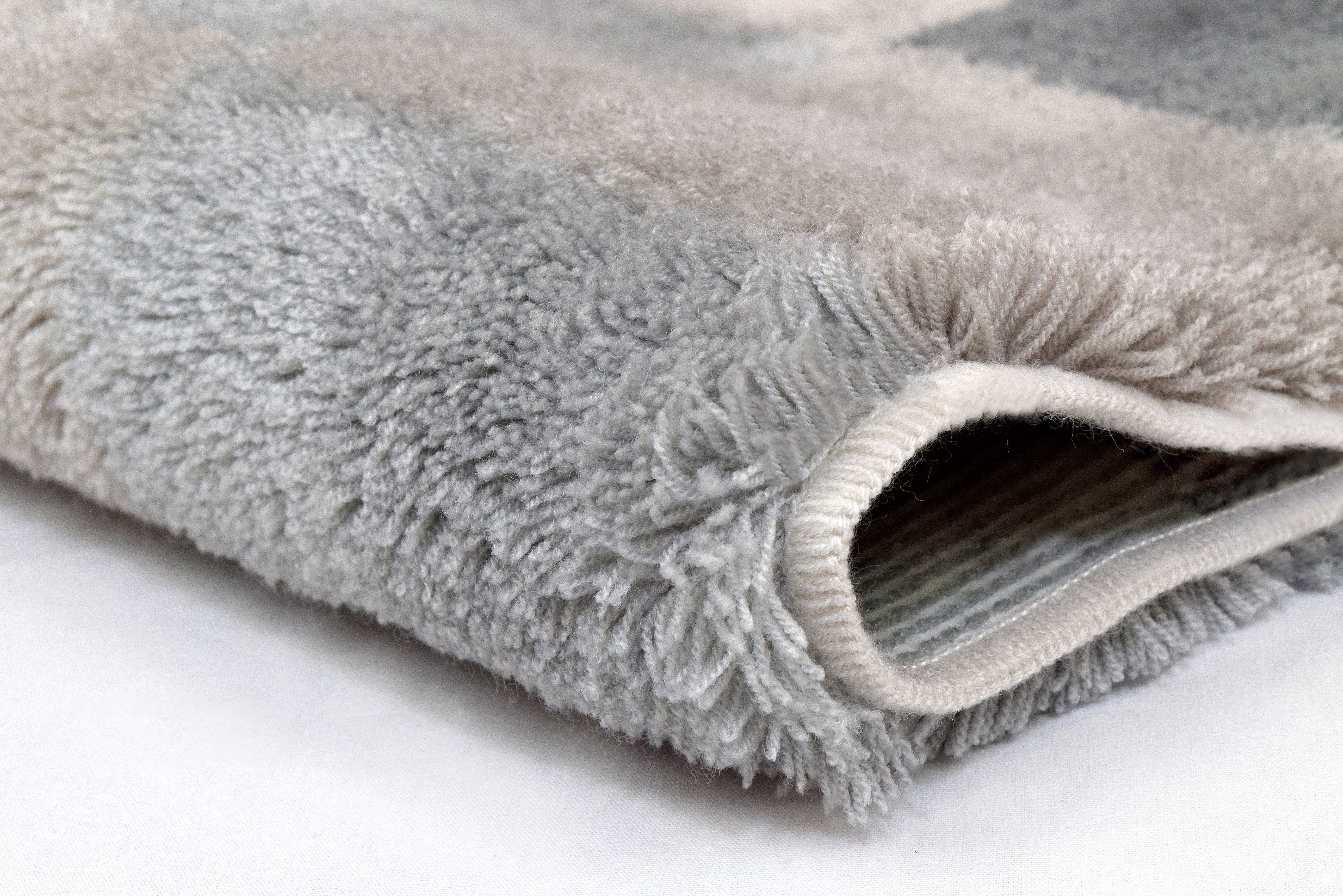 Kleine Wolke Badteppich CARO ca. 55x65cm in Farbe Flanell