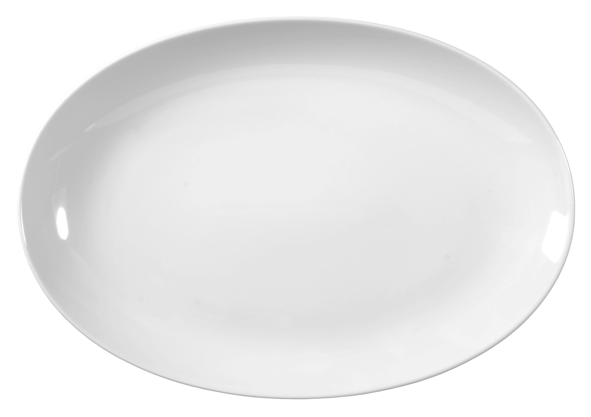 Seltmann Weiden Servierplatte oval 35x24 cm Rondo/Liane 7 weiß