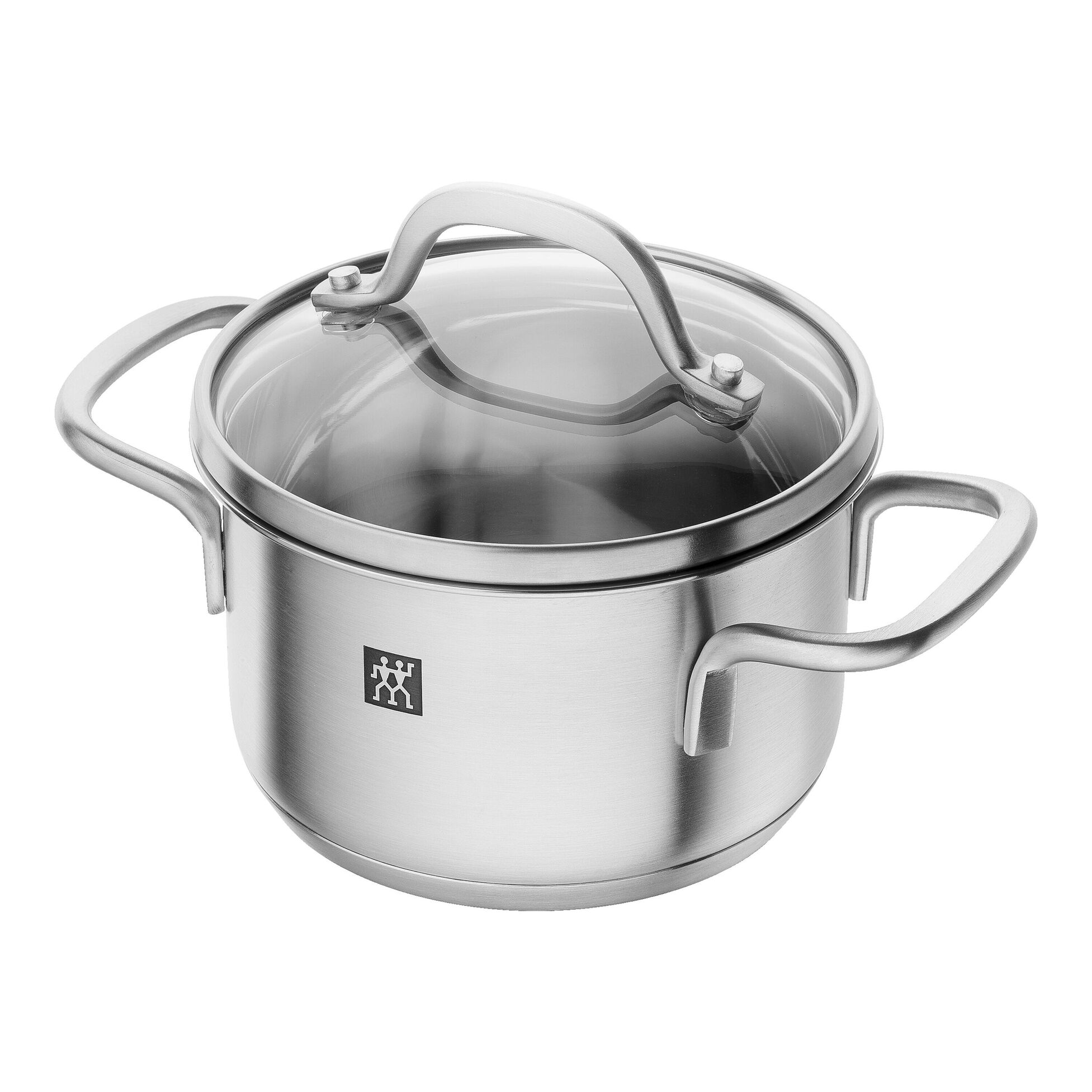 Zwilling Bratentopf 12cm PICO in Silber, Kochgeschirr, Topf, Kochtopf, Dampfgarer, Kochpfanne