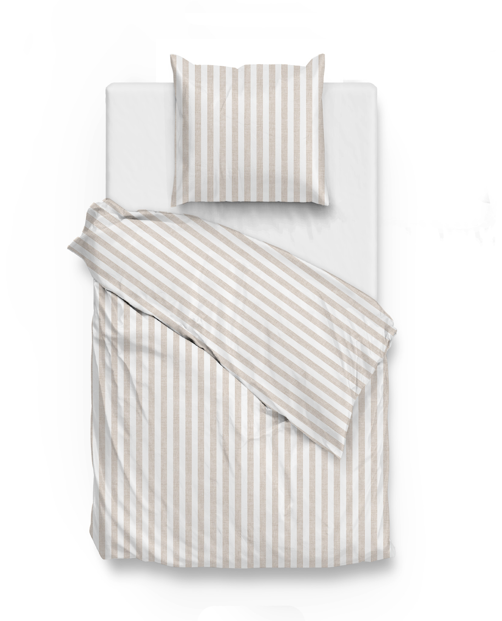 Heckettlane Bettwäsche ca. 155x220cm in Farbe Sandy-Beige