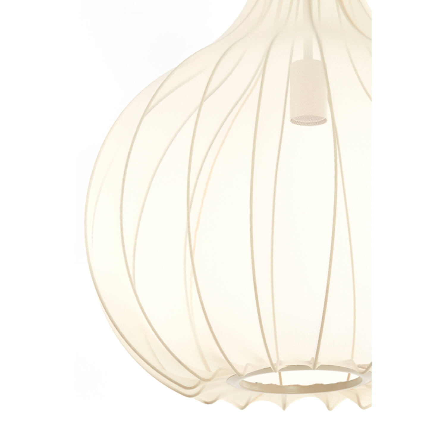 Light & Living Hängeleuchte ELATI in Stoff Elati sand, Lampe, Kronleuchter
