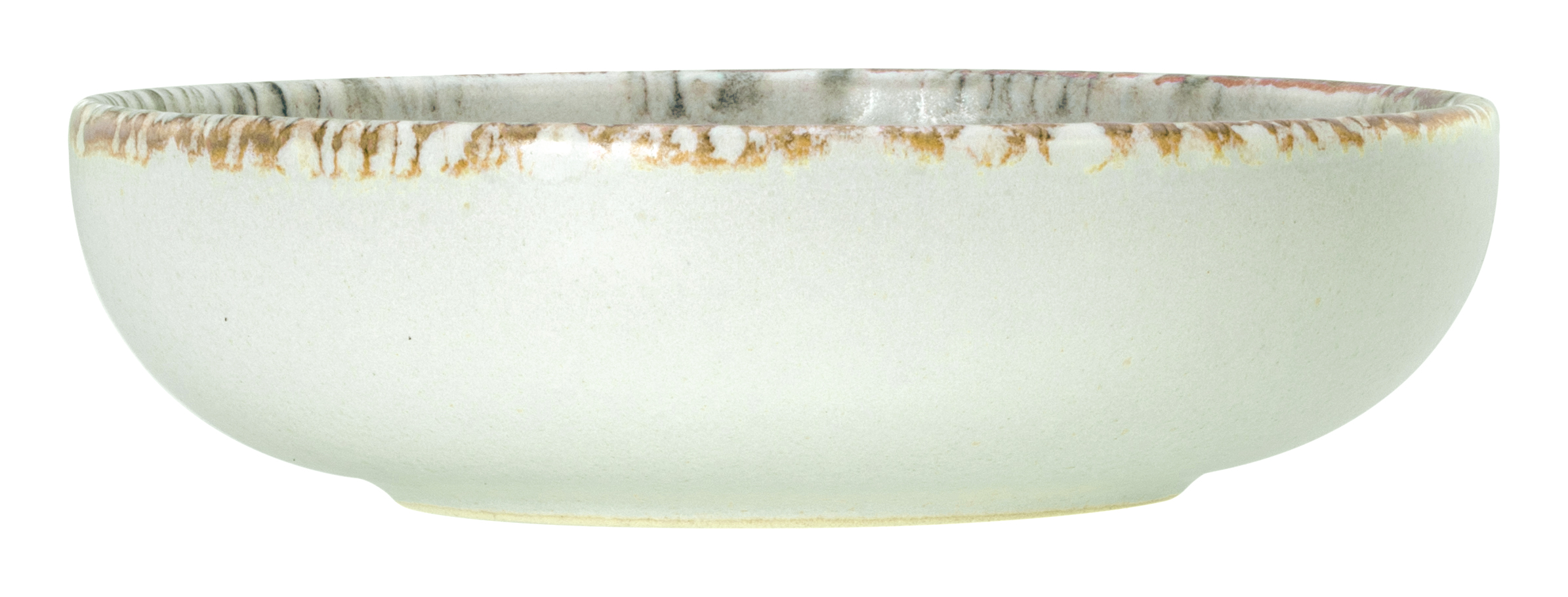 CreaTable Dipschale Uno in Farbe Volcano Light seidenmatt, Schale, Töpferei, Suppenschüssel, Kunst, Porzellan