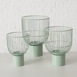 Boltze Windlicht Cindy 30cm  22x30 in Glas/Metall