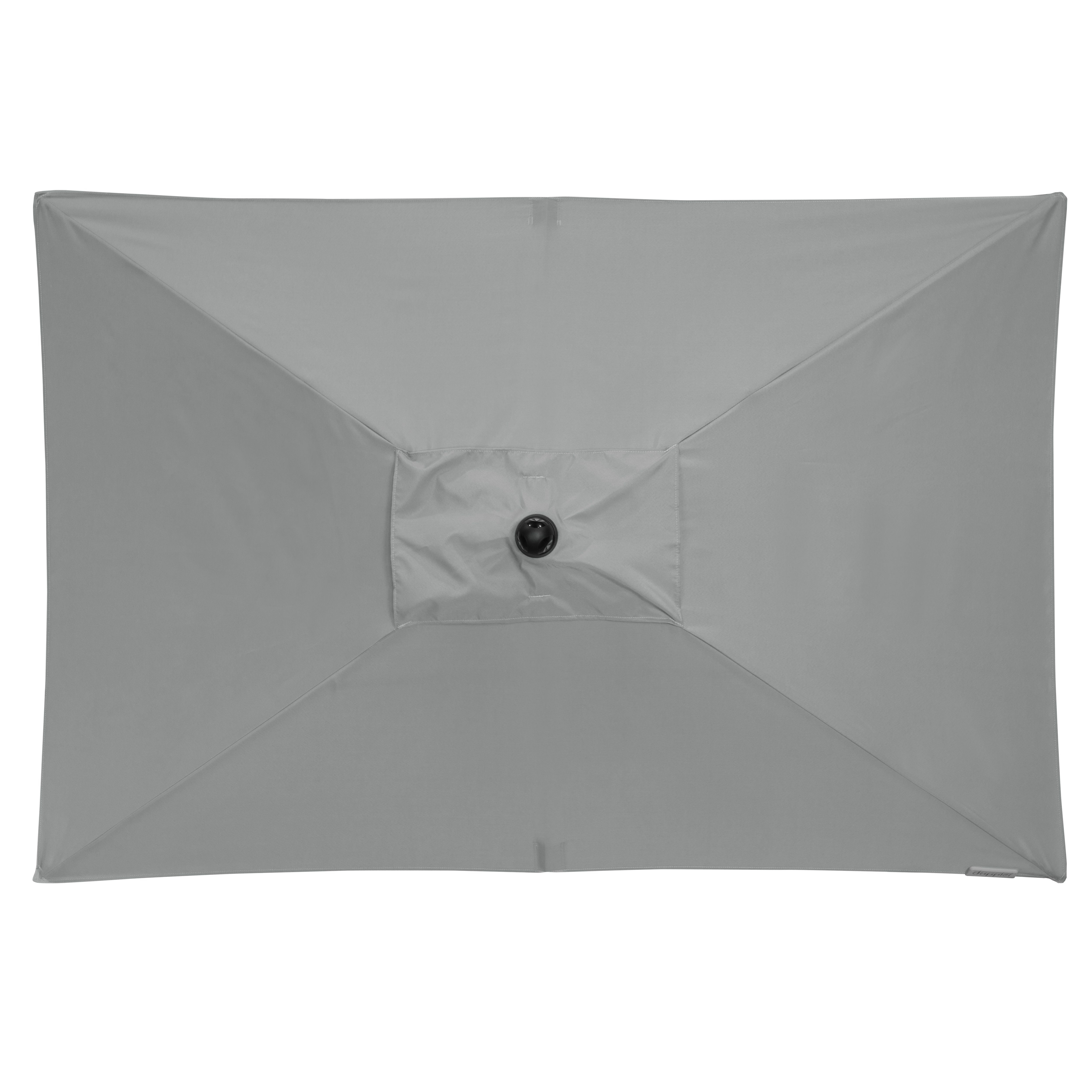Doppler Kurbelschirm ACTIVE ca. 210x140cm in Farbe hellgrau
