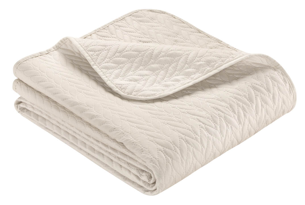 Ibena Tagesdecke NANCY 280x250cm in Farbe beige