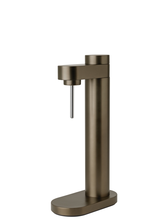 Stelton Wassersprudler-Flasche Brus in Farbe steel/transparent