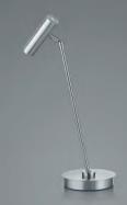 B-Leuchten LED-Tischleuchte TOM PRO in Nickel matt, 3-Stufen CCT