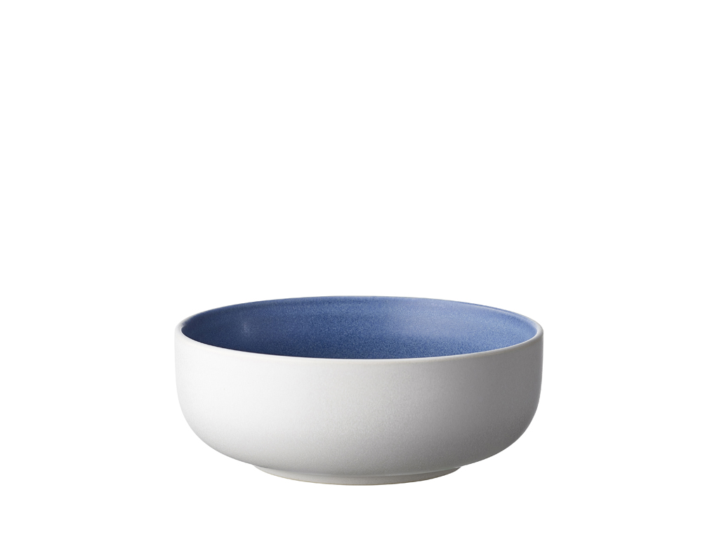 F&H Schale STUDIO ROUND NORTH in Farbe Matte white/Matte river