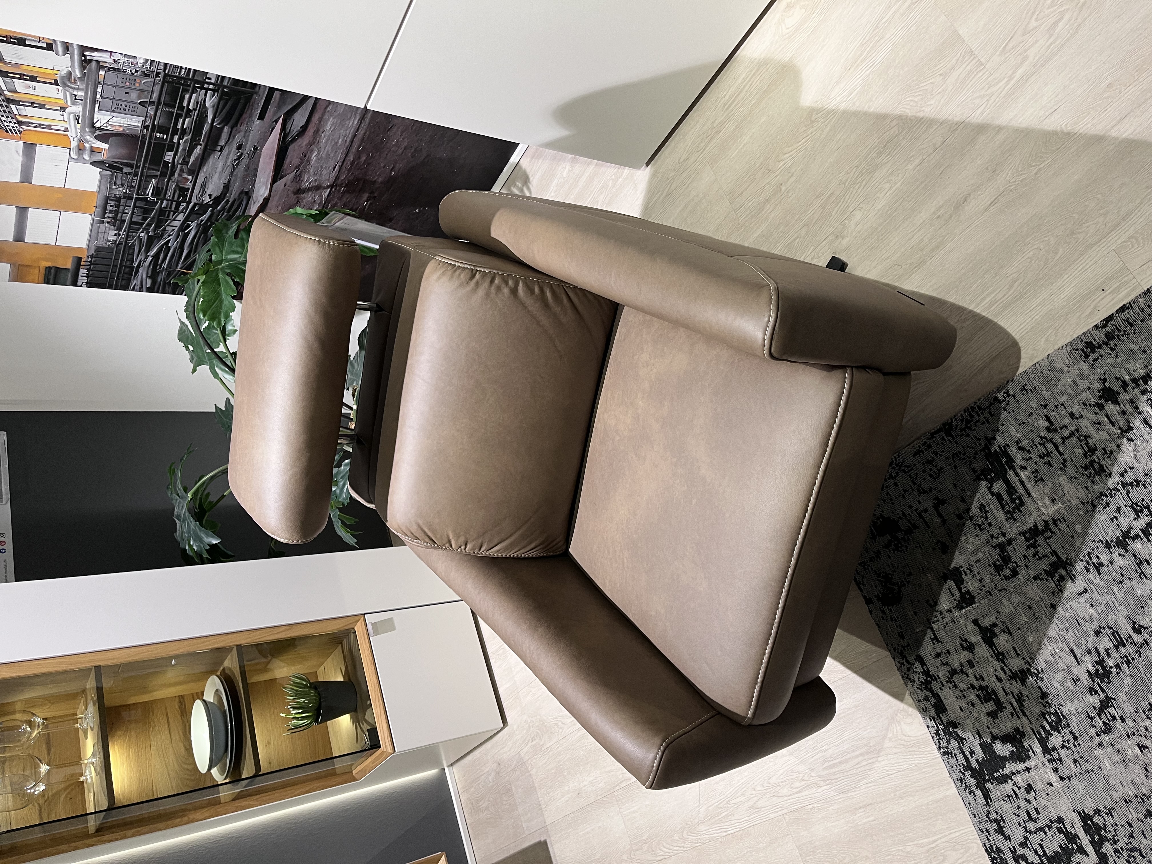 Himolla Relaxsessel 7180 in Leder 24 LLKont Wueste