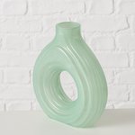 Boltze Vase Tiffy in Farbe Glas lackiert hellgrün