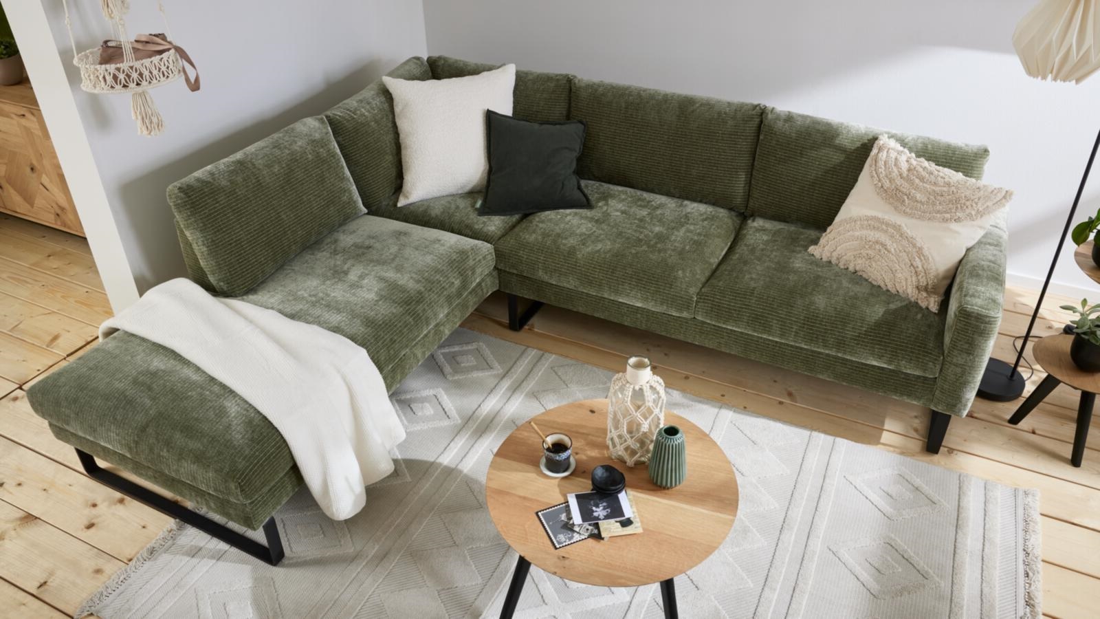 Roomio Polstergrupe NO. 4105 ca. 221x264cm in Stoff Monty turtle
