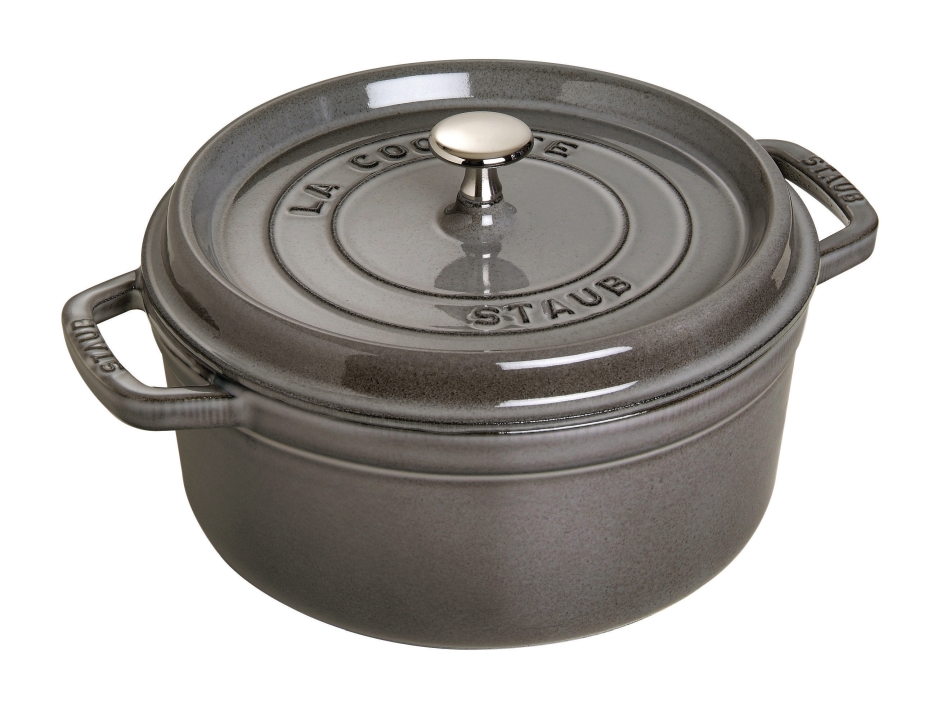 staub Cocotte 24cm LA COCOTTE in Farbe Graphit-Grau