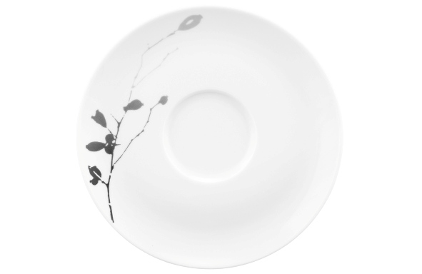 Seltmann Weiden Kombi-Untertasse groß 16,5cm Liberty 65223 Dark Rose Hip