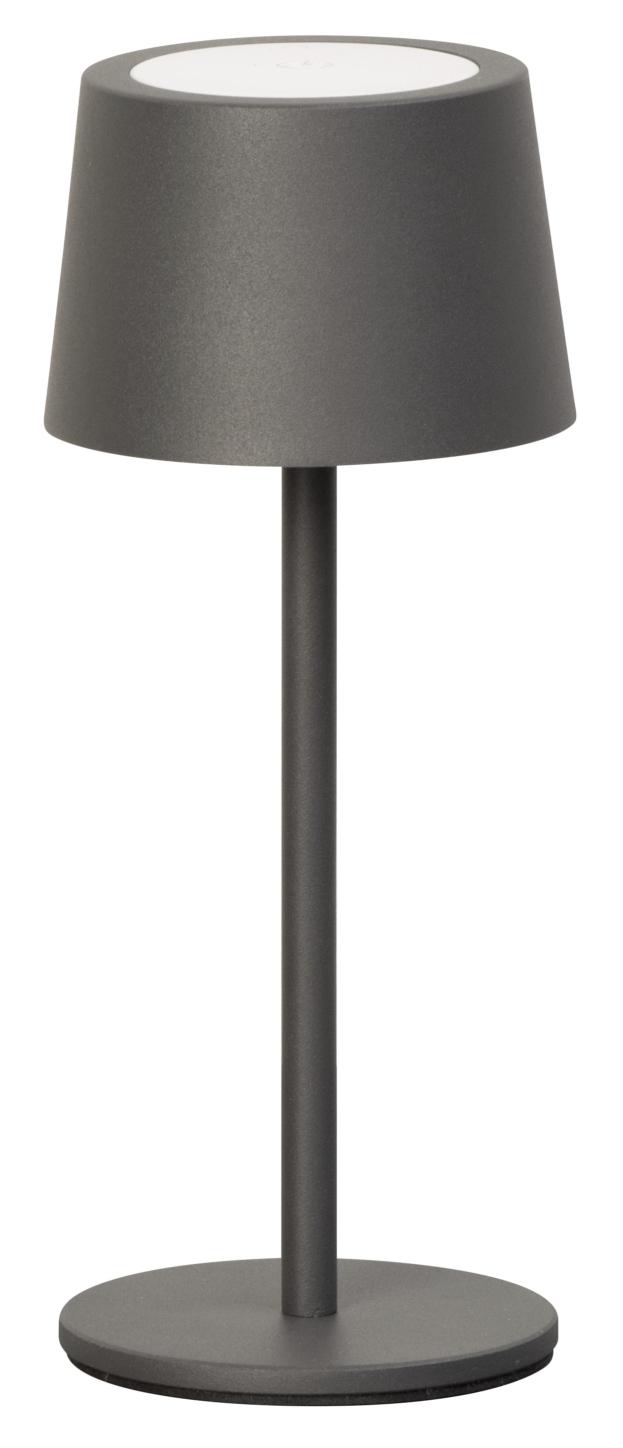 FH Lighting Tischleuchte BELLUNO in sandgrau, Akku, USB-Kabel