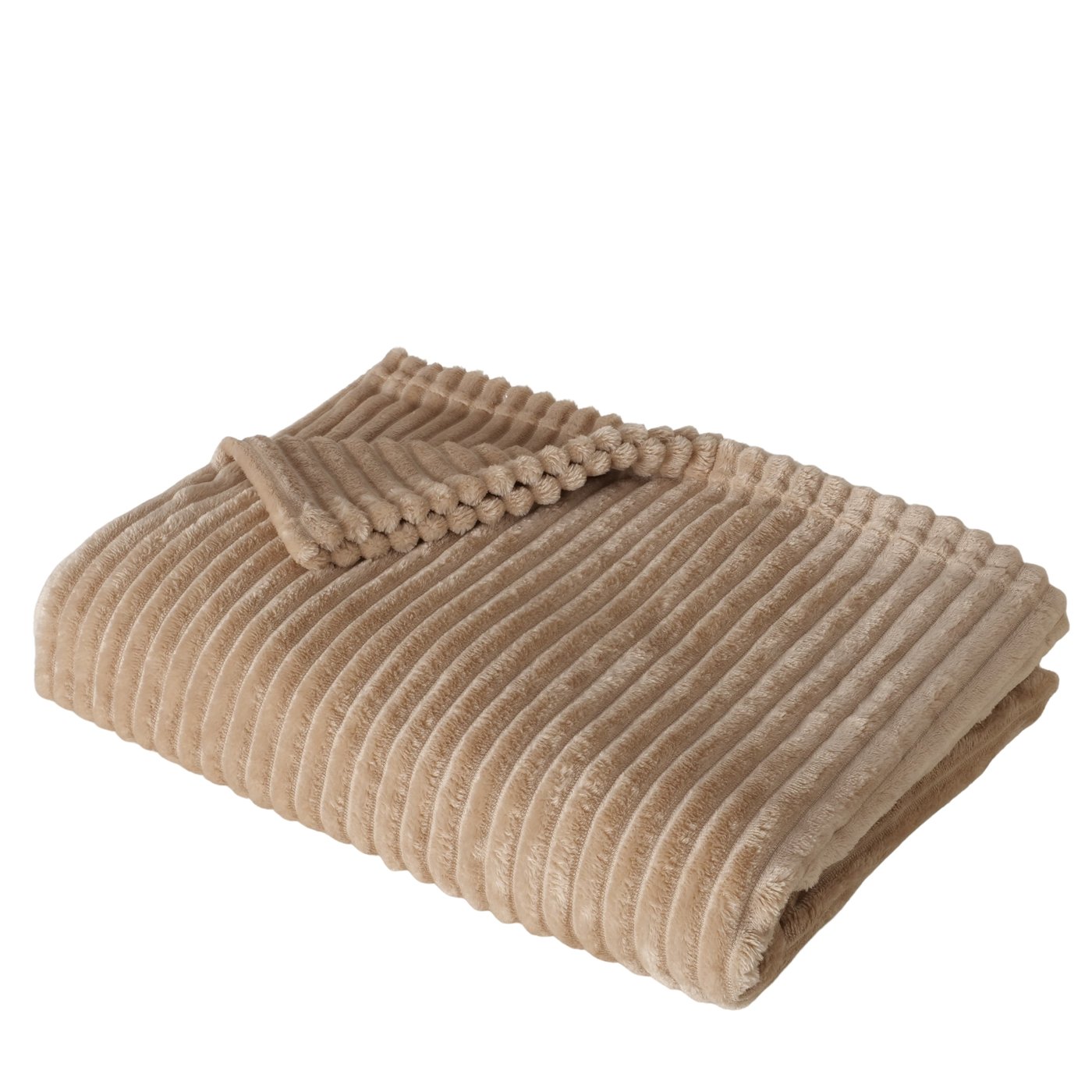Boltze Decke Hygge in Farbe Polyester beige
