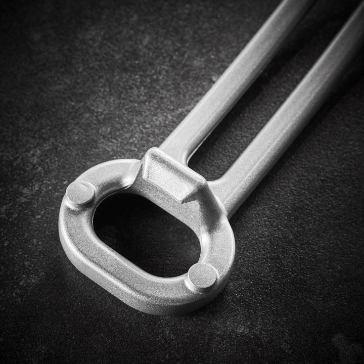 GEFU Glasdeckelöffner VACIO ca. B13,6 H2,6 T4,9 cm in silber