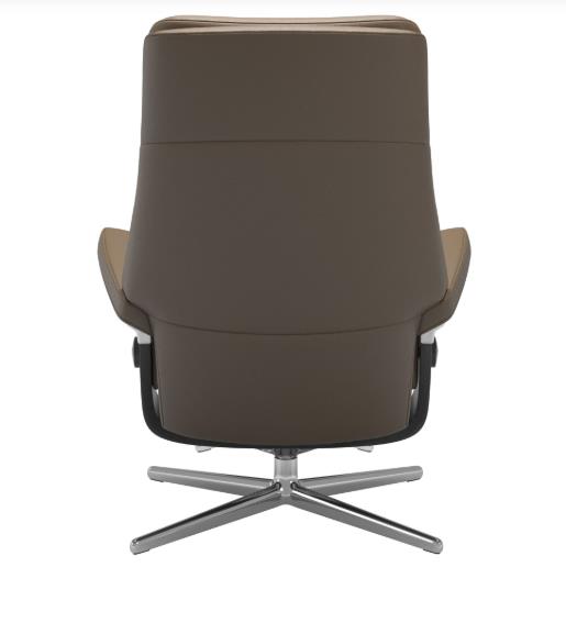 Stressless Sessel mit Hocker PAUL in Leder Velaro 09 Mole