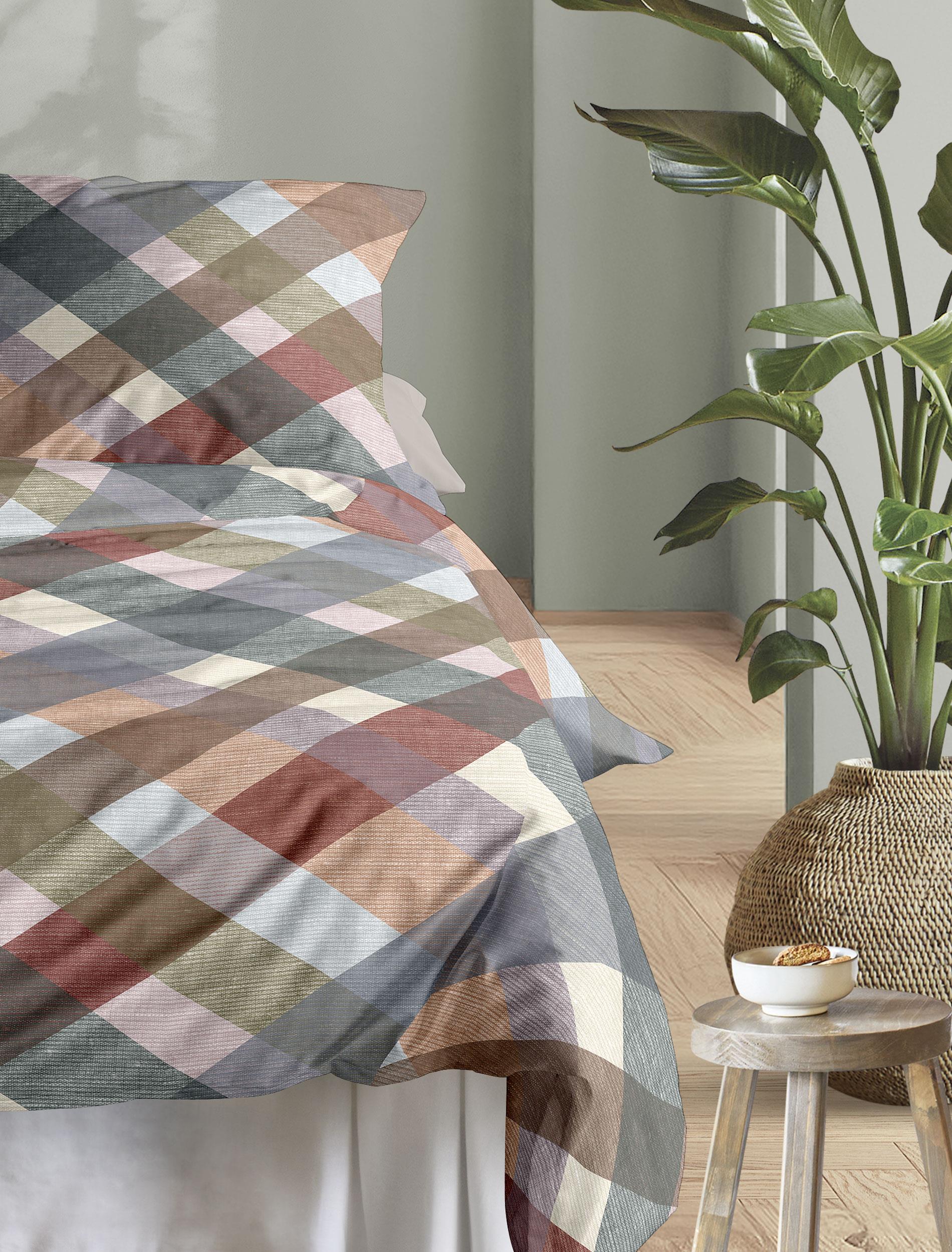 Irisette Bettwäsche KOALA ca. 155x220cm in Farbe multi, Moebel, Pflanze, Bett, Bettlaken