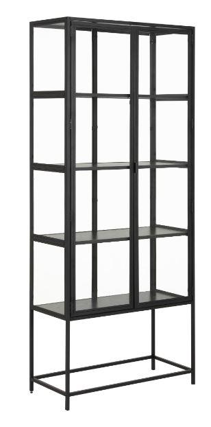 Actona Vitrine SEAFORD in Metall schwarz