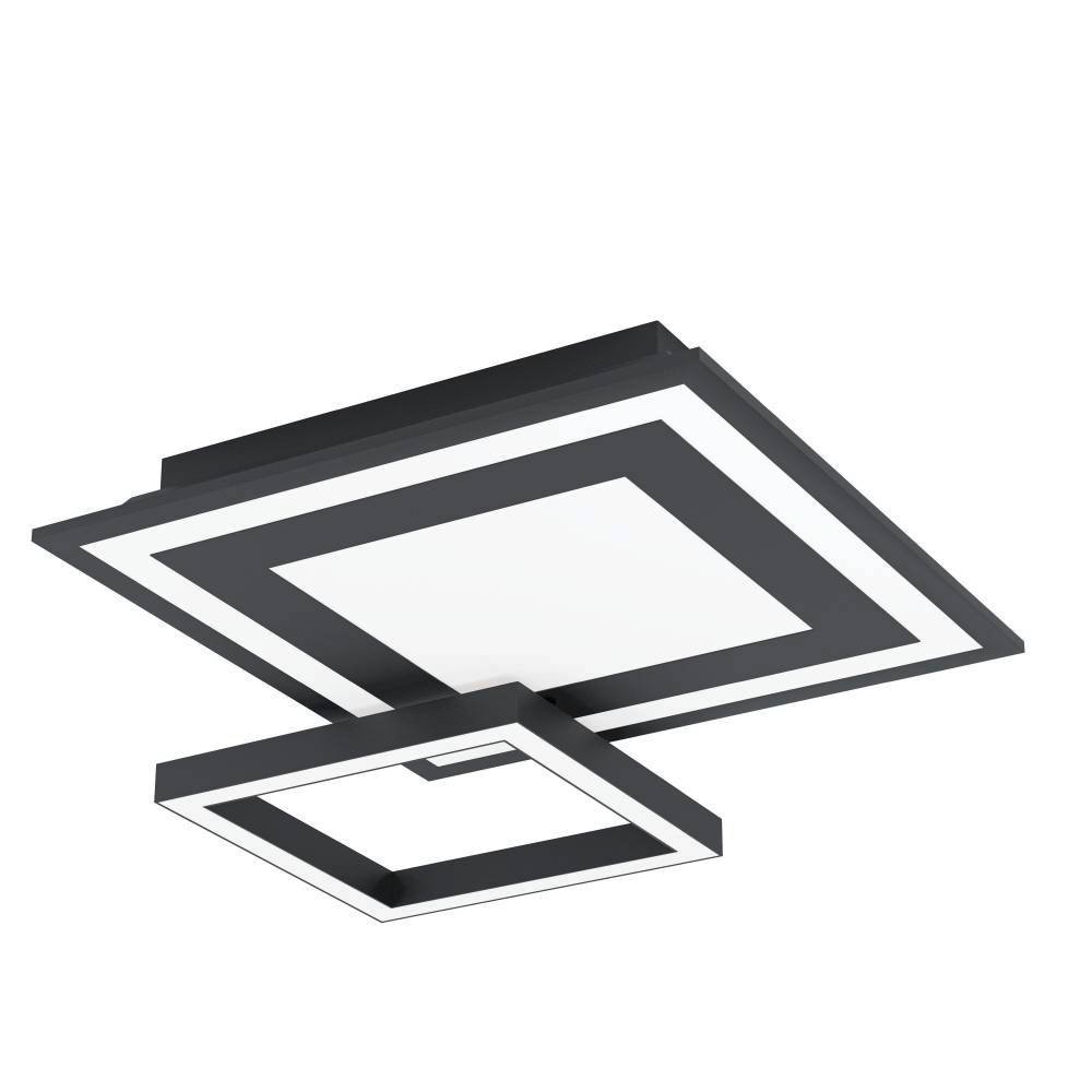 Eglo Leuchten Deckenleuchte SAVATARILA-Z in Stahl, schwarz, Deckenleuchte