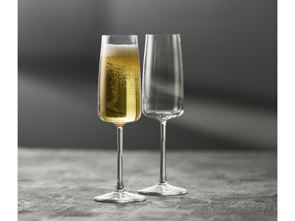 F&H Champagnerglas  ZERO 0,03 Liter in Farbe Klar