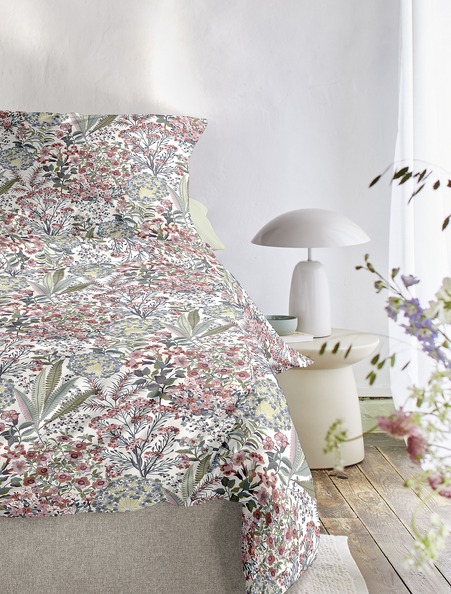 irisette Mako-Satin Bettwäsche WAVE in Farbe ca. 155x220cm, Moebel, Bett, Bettlaken, Lampe