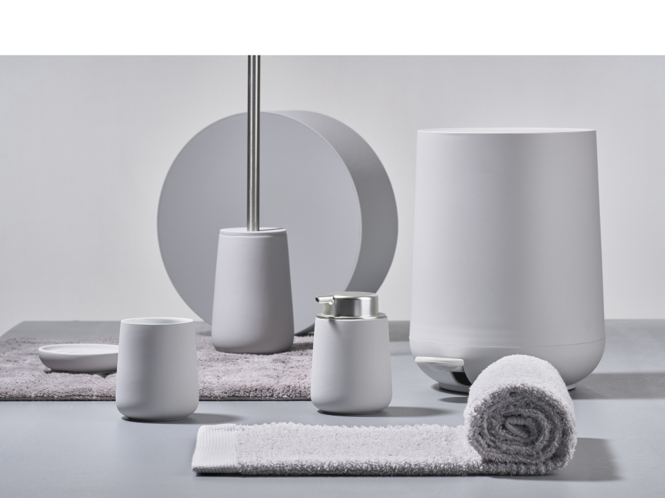 Zone Denmark Pedaleimer 3 Liter in Farbe soft grey