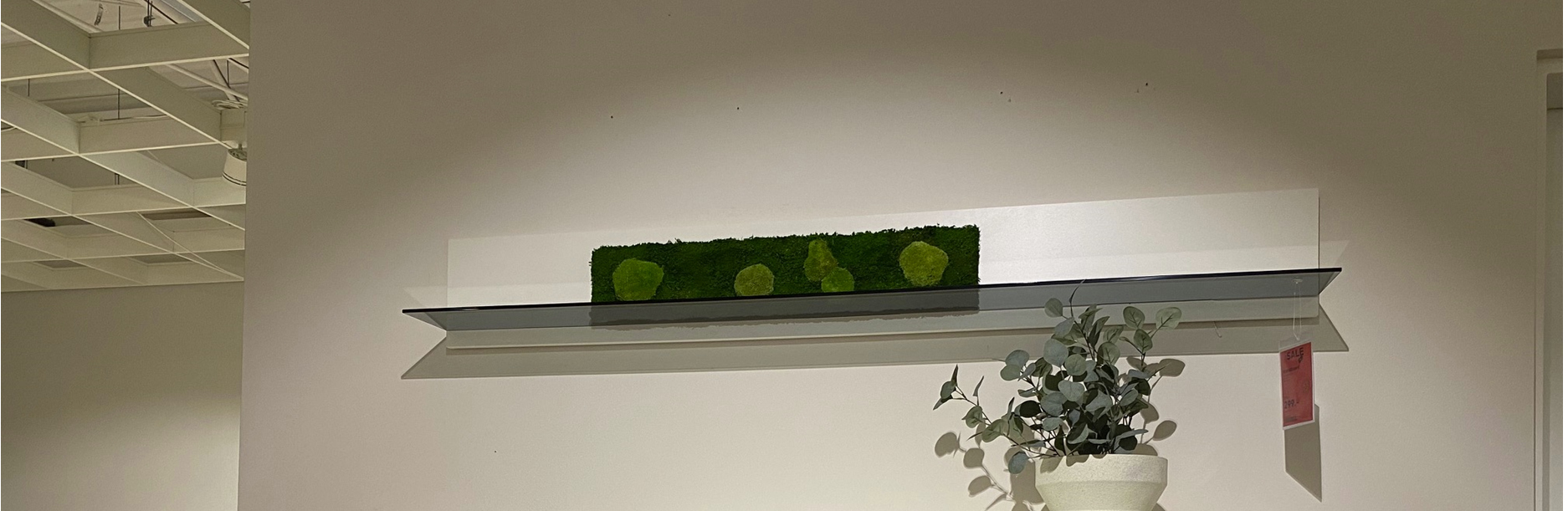 Wandboard  in Lack seidenmatt weiß