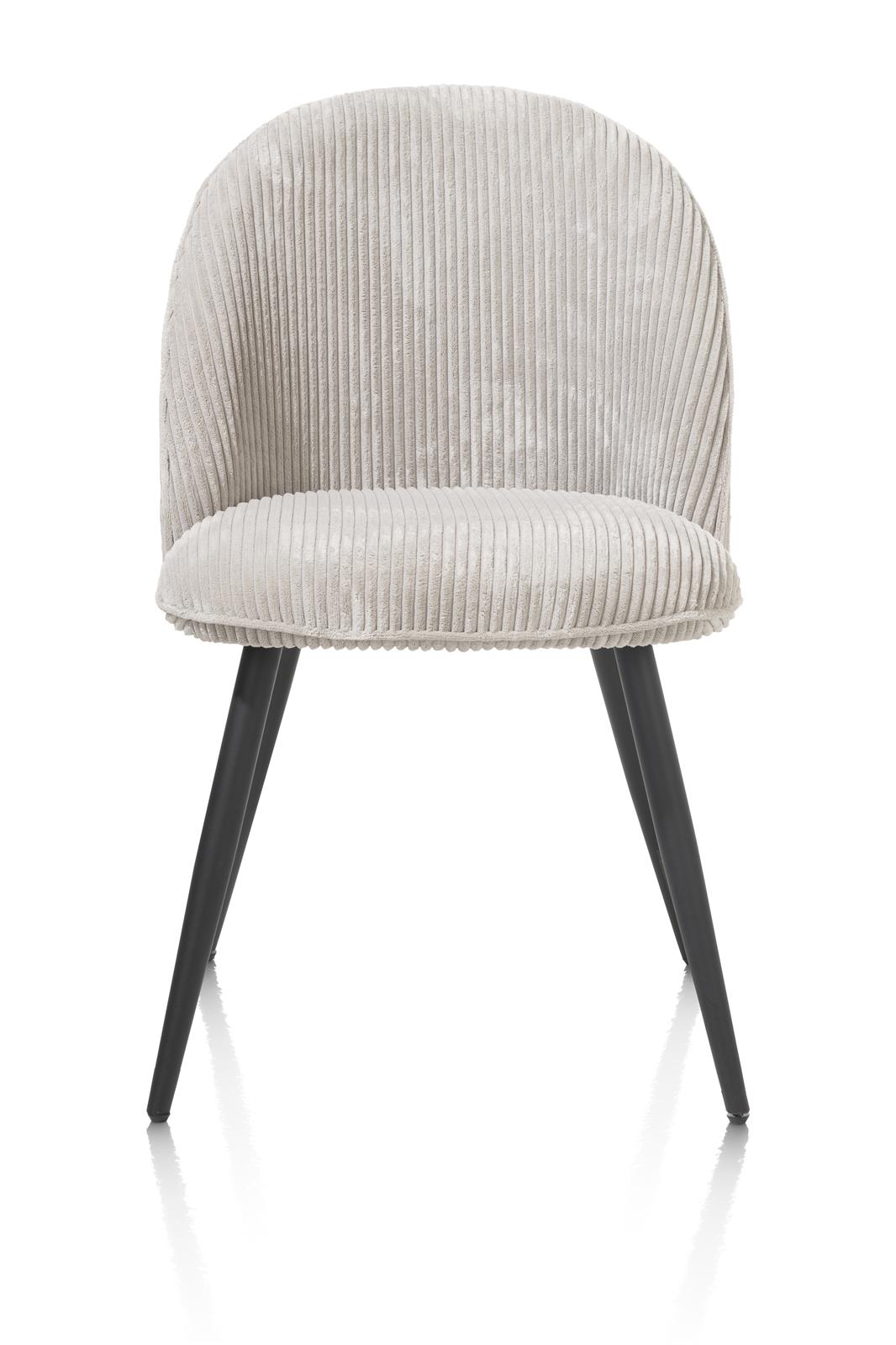 Habufa Stuhl  ca. B52 H85 T63 cm in Stoff Rivas charcoal