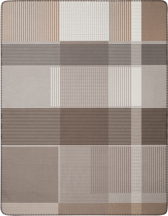 Biederlack Decke ca. 150x200cm in Farbe Maze Stone, Dekoration für Zuhause, Teppich, Architektur, Gebäude